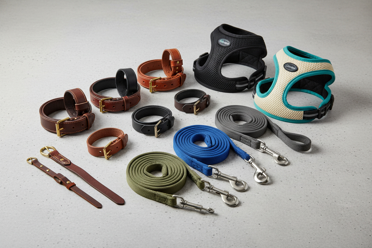 Dog Collars, Leads & Harnesses