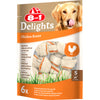 8in1 Delights Chewy Bone with Chicken Flavour