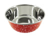 Cheeko Granite Red Stainless Bowl 1750ml