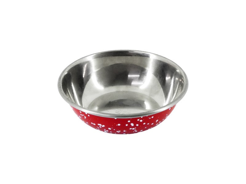 Cheeko Granite Red Stainless Bowl 350ml