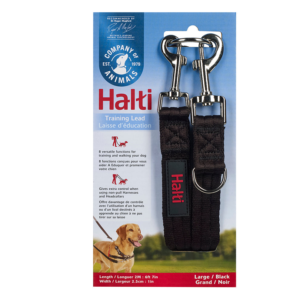 Halti Training Lead Black Large