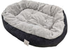 Ottoman Blue & Grey Plush Bed
