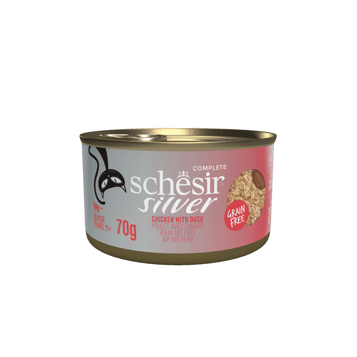 Schesir Sliver M&S Chicken and Duck 70g