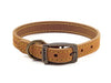 Timberwolf Leather Collar - Mustard Size 3 (28 - 36cm)
