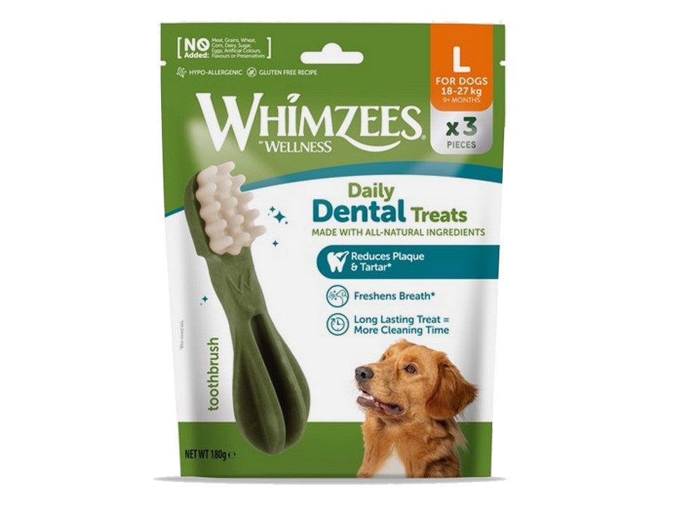 Whimzees Toothbrush (Large Dogs) 3PK