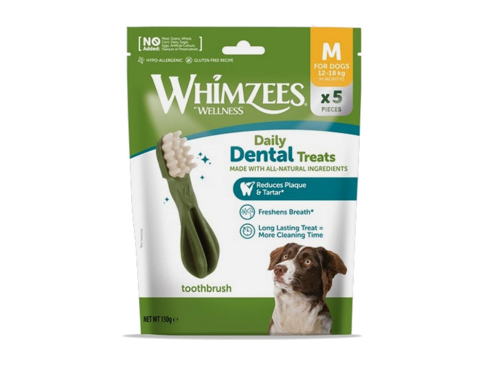 Whimzees Toothbrush (Medium Breed) 5PK