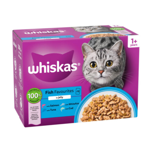 Whiskas Core 1+ Fish Selection In Jelly