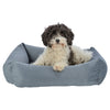 Alena Square Bed - Blue/Grey 60 x 50cm