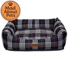 Black Check Bed Medium (70 x 60 x 22cm)