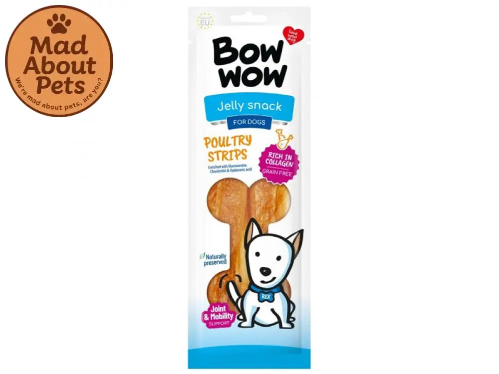 Bow Wow Poultry Strip Jelly Snack 60G