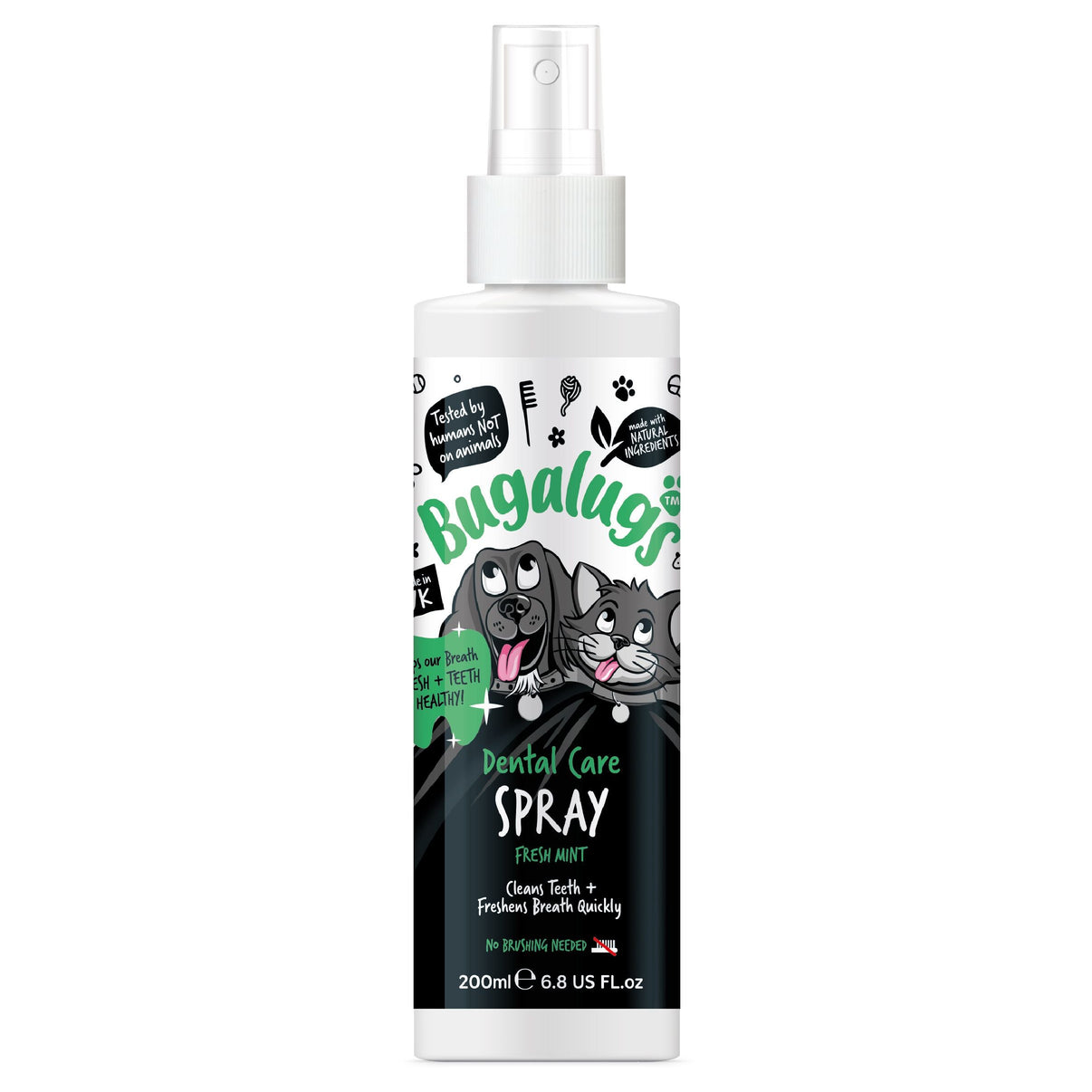 Bugalugs Dental Spray 200ml (Dog & Cat)