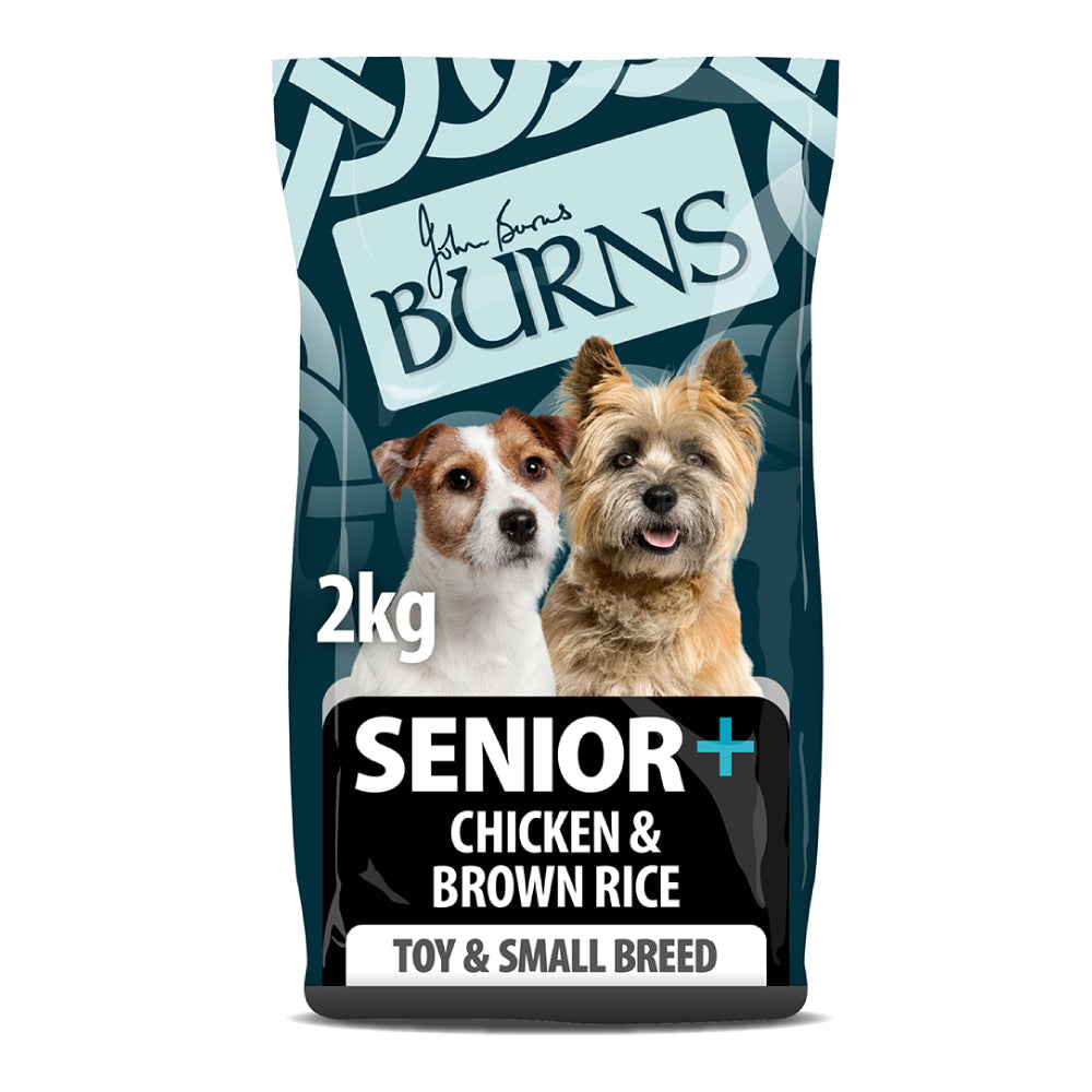 BURNS Senior Chicken + Brown Rice Toy/Small Breed 2KG