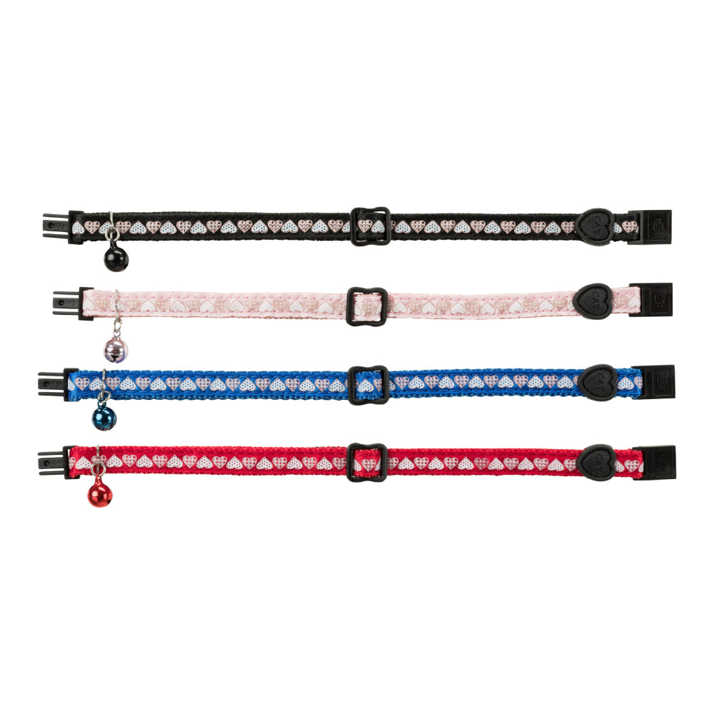 Cat collar heart motif 2cm/11cm