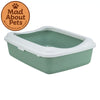 Cat Litter Tray with Rim Sage