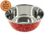 Cheeko Granite Red Stainless Bowl 1750ml