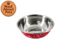 Cheeko Granite Red Stainless Bowl 350ml