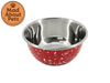 Cheeko Granite Red Stainless Bowl 500ml