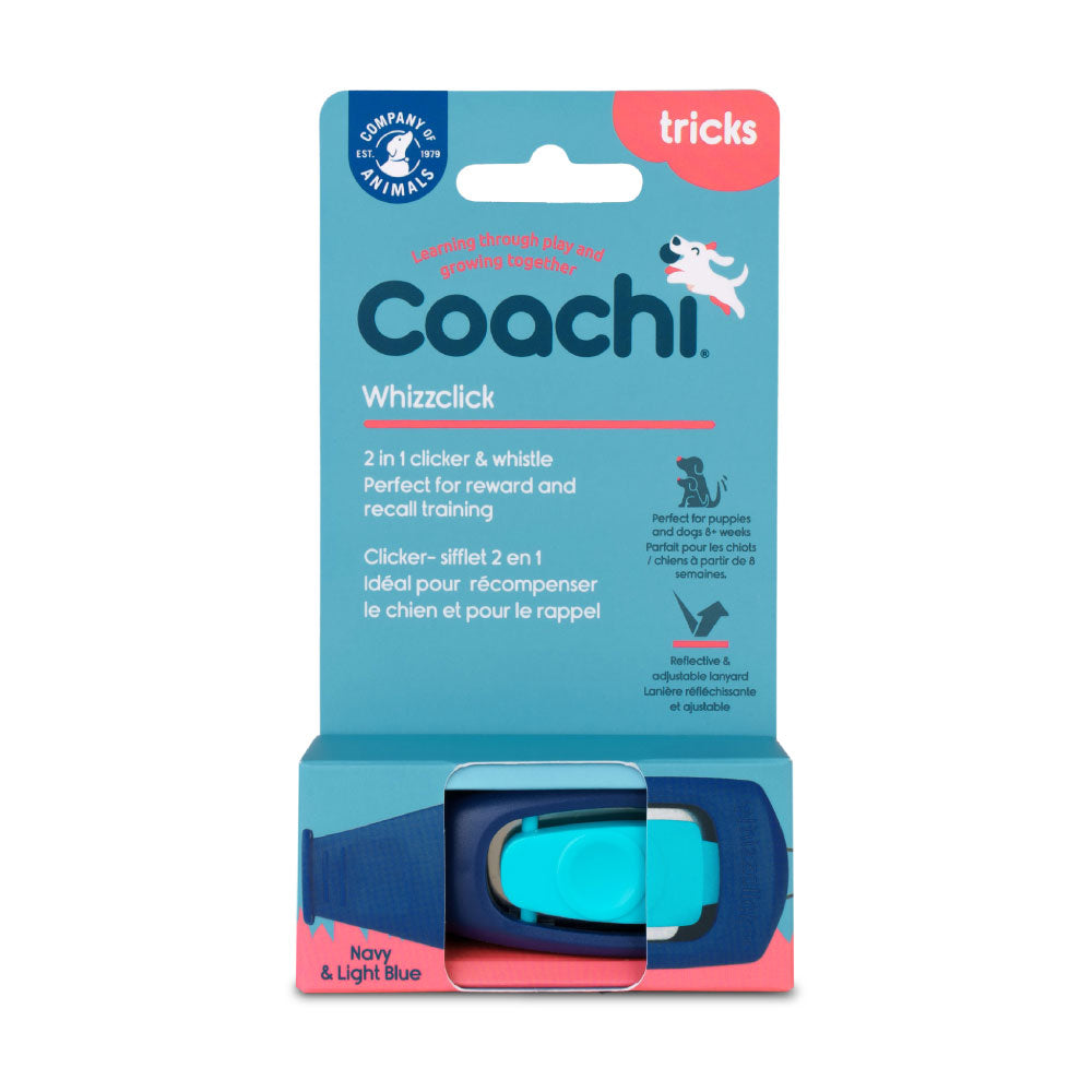 Coachi Whizzclick Navy Light Blue Button