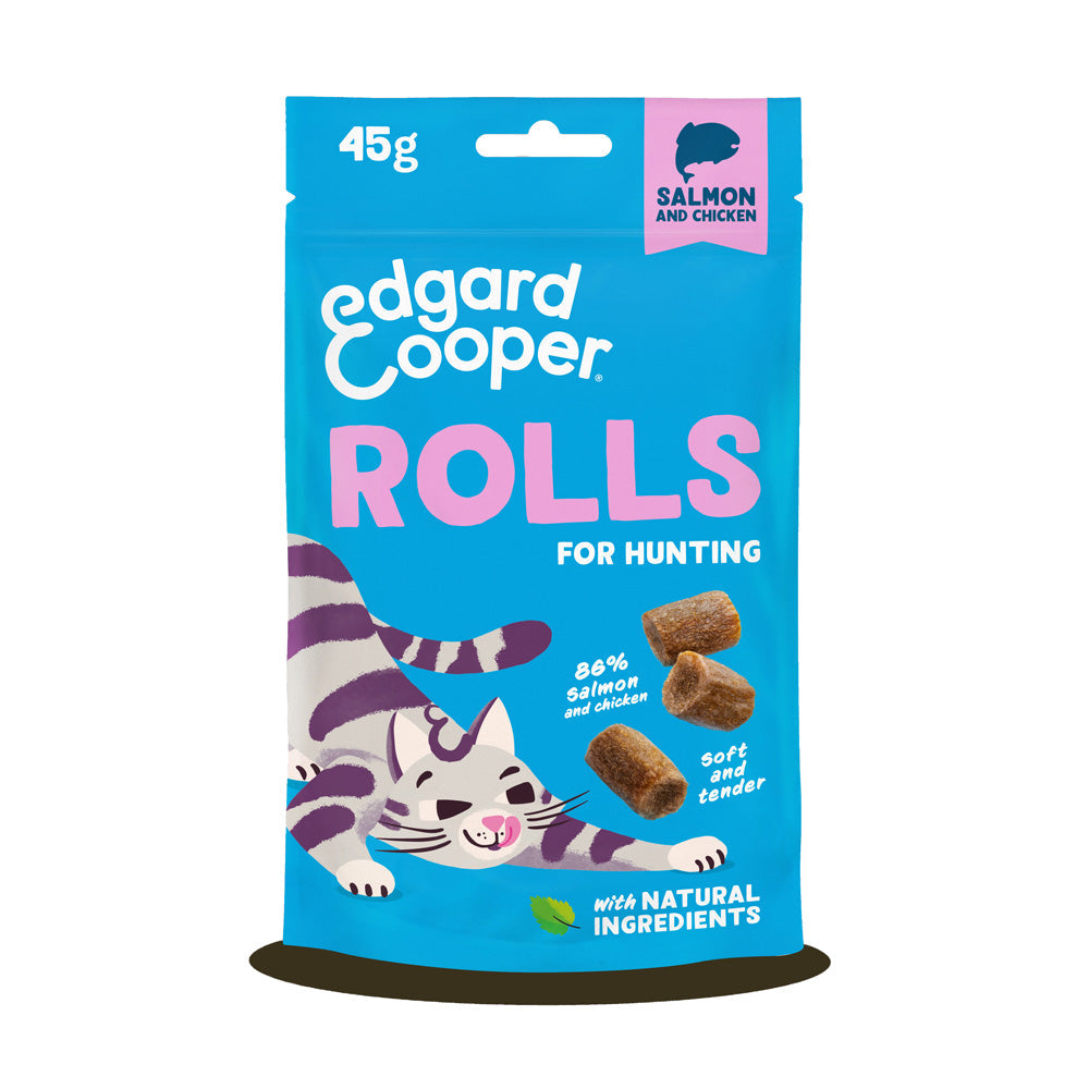 Edgard Cooper Cat Soft Rolls Salmon 45g