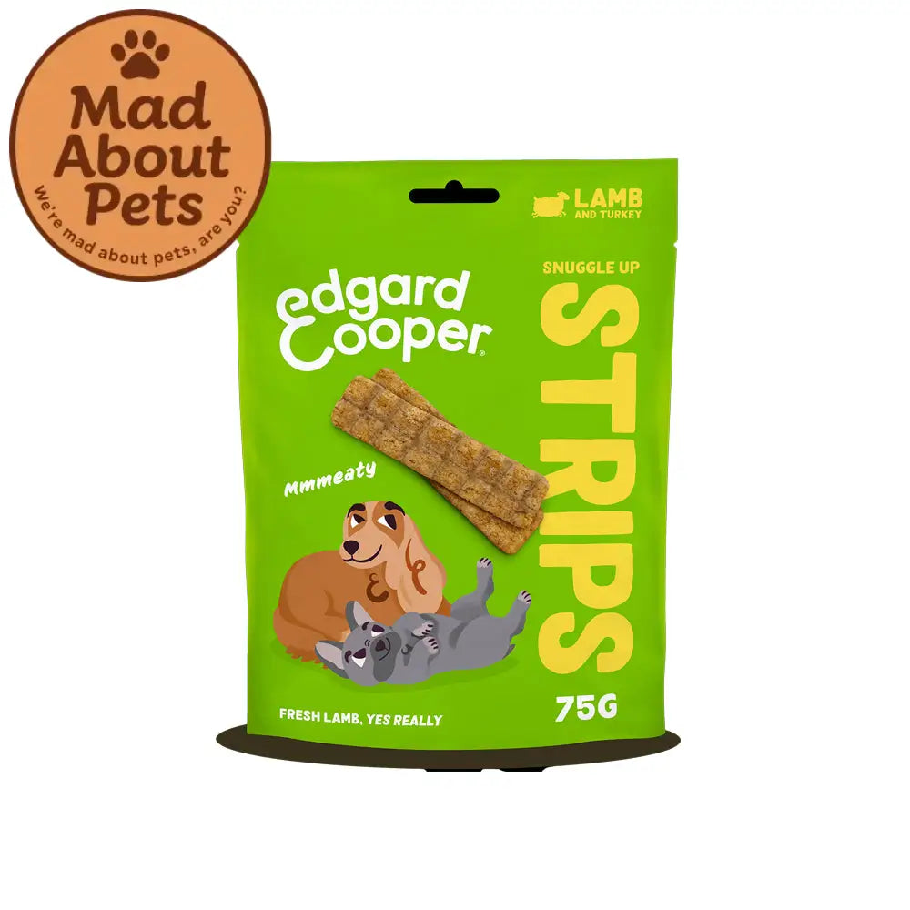 Edgard & Cooper Dog Strips Lamb 75g
