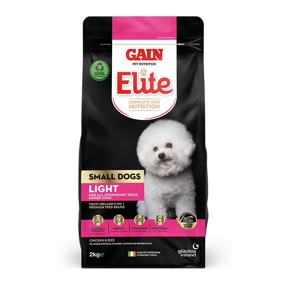 Gain Elite Small Dogs Light Chicken & Rice 2kg