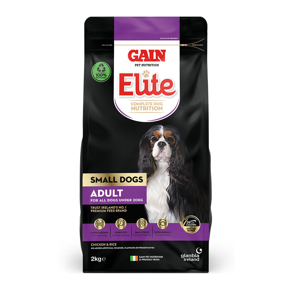 Gain Elite Small Dogs Adult Chicken & Rice 2kg