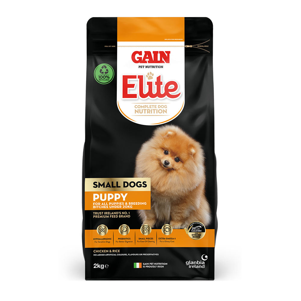 Gain Elite Small Dogs Puppy Cicken & Rice 2kg