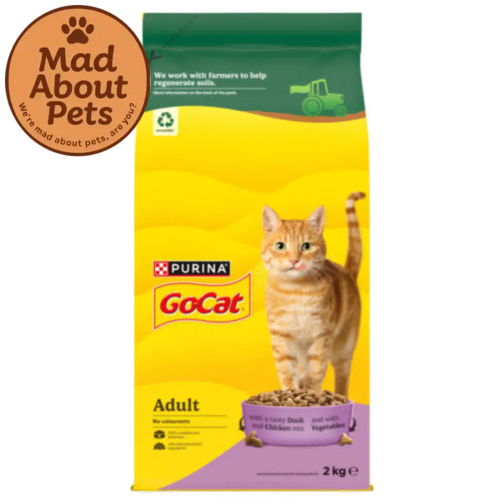 Go-Cat Chicken & Duck Dry Cat Food 2 Kg