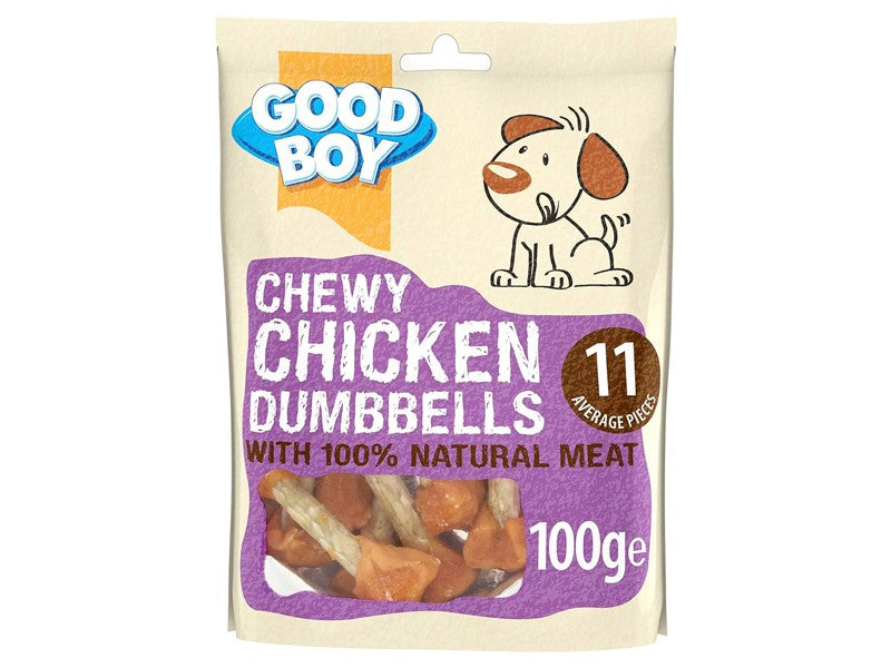 Good Boy Chicken Dumbbells 100G