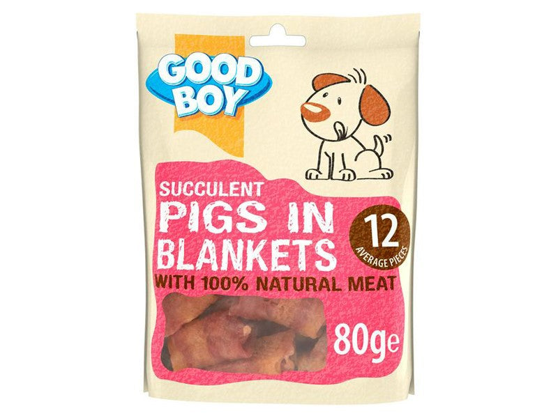 Good Boy Pigs In Blankets 80G