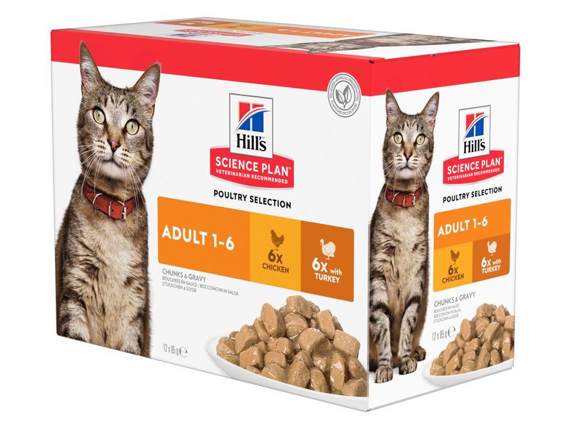 Hills Cat Poultry Multipack 85G 12Pack