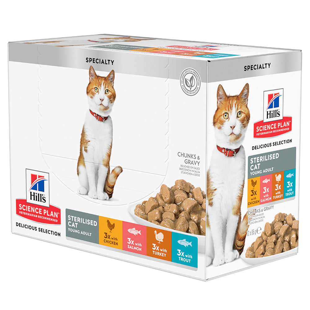 Hill’s Cat 85G Sterilised Multipack 12PK