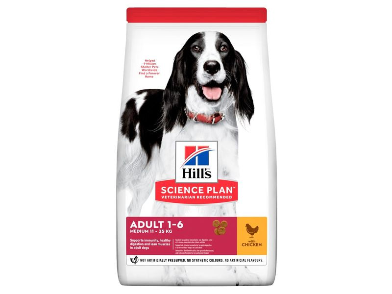 Hill’s Medium Adult Dog Chicken 2.5KG