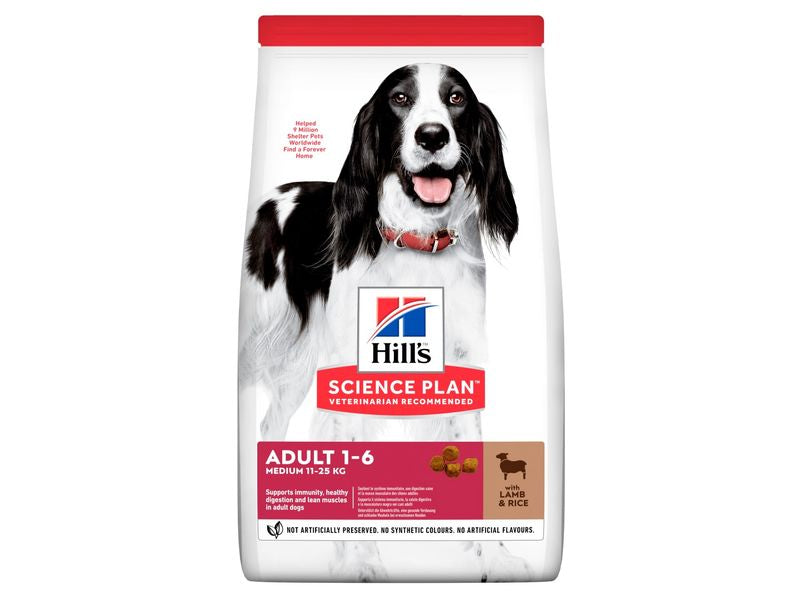 Hill’s Medium Adult Dog Lamb & Rice 2.5KG