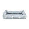 Jimmy Square Bed Light Grey