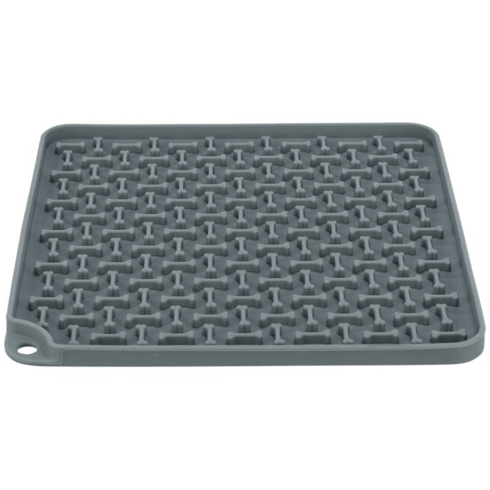 Lick’n’Snack Mat Dark Grey 20×20cm