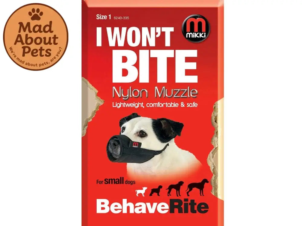 Mikki Nylon Muzzle Size 1