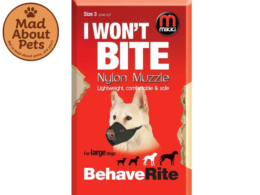 Mikki Nylon Muzzle Size 3