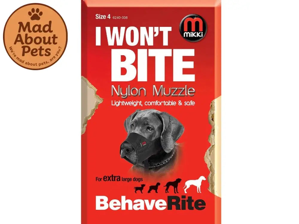 Mikki Nylon Muzzle Size 4