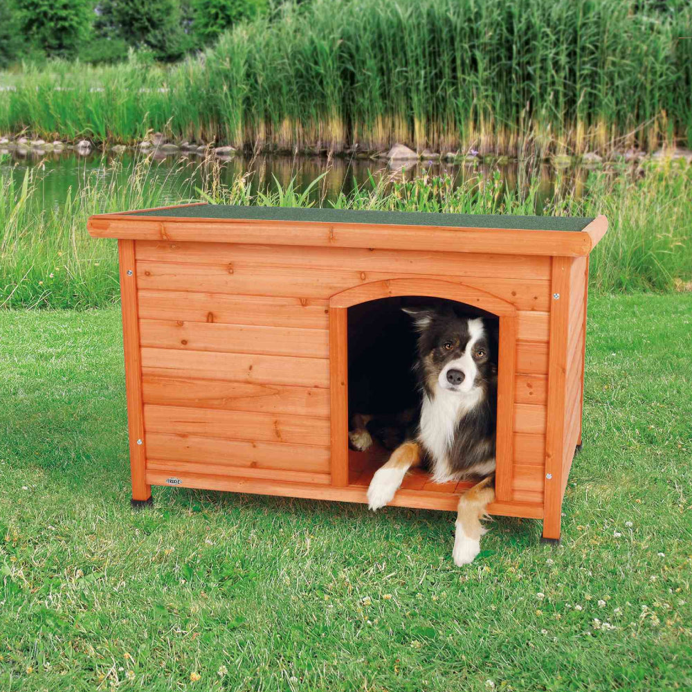 Natura Flat Roof Dog Kennel Medium: 104 x 72x 68 cm