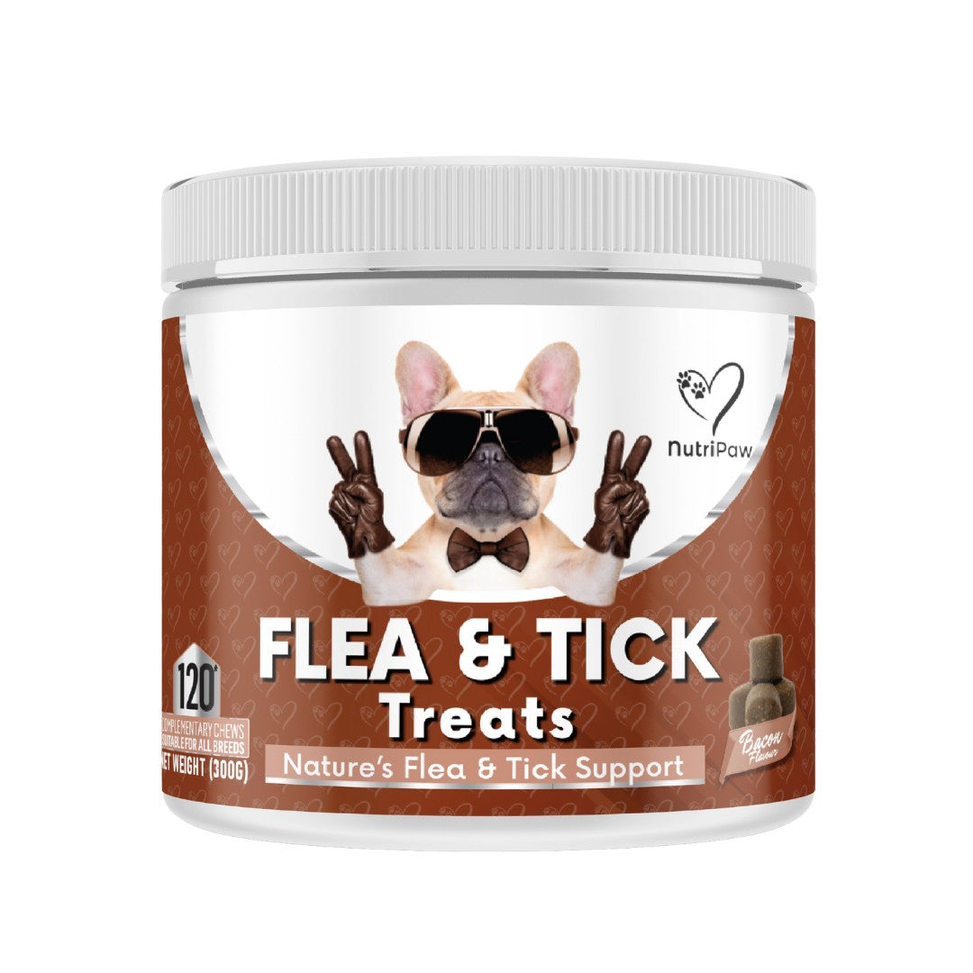 NutriPaw Flea & Tick Treats.