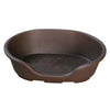 Plastic Pet Bed Brown 38cm