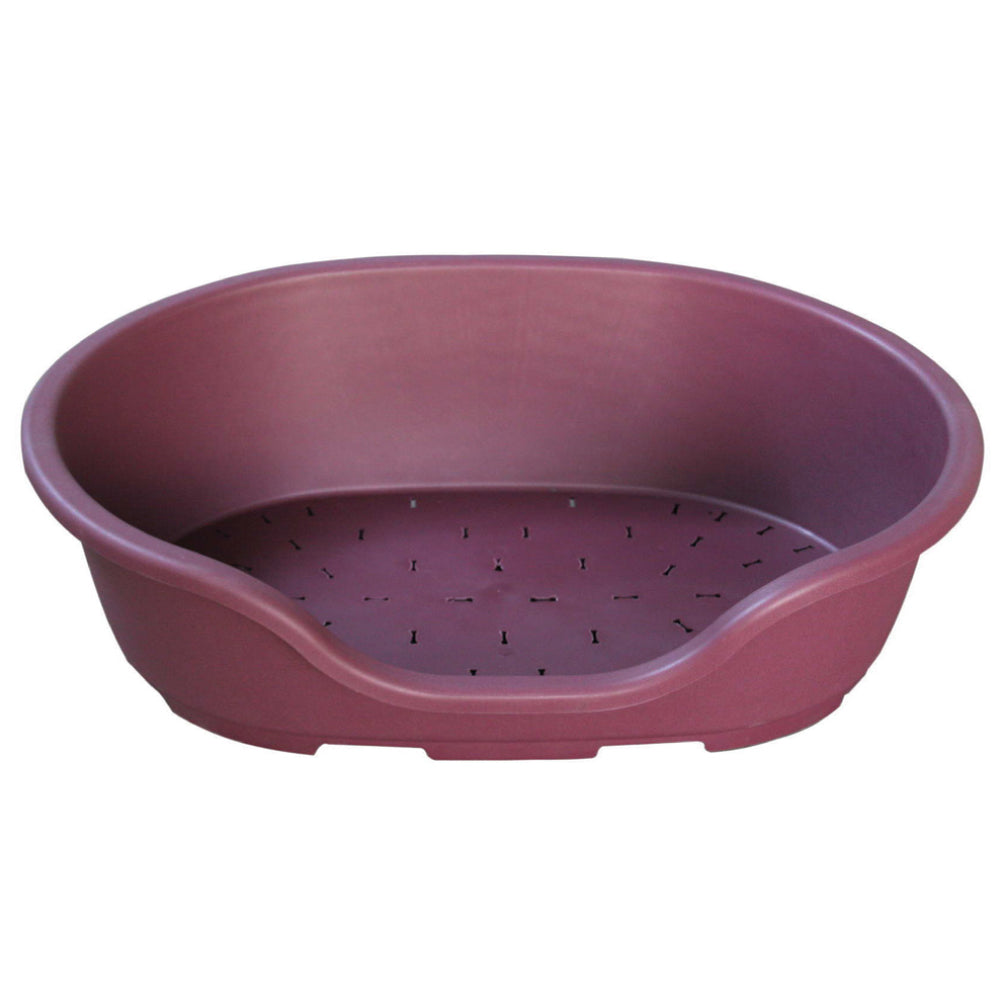 Plastic Pet Bed Cranberry 38cm