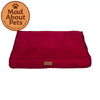 Red Soft Velvet Touch Mattress Small (56 x 40 x 13cm)
