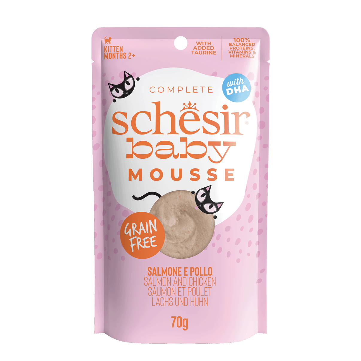 Schesir Baby Mousse Salmon and Chicken 70g