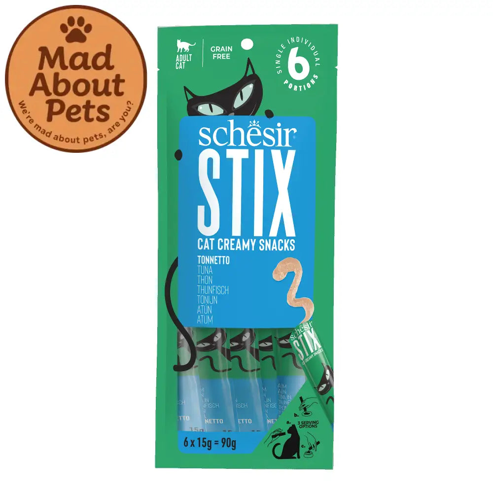 Schesir Stix Treats Cat Tuna Mousse 15g