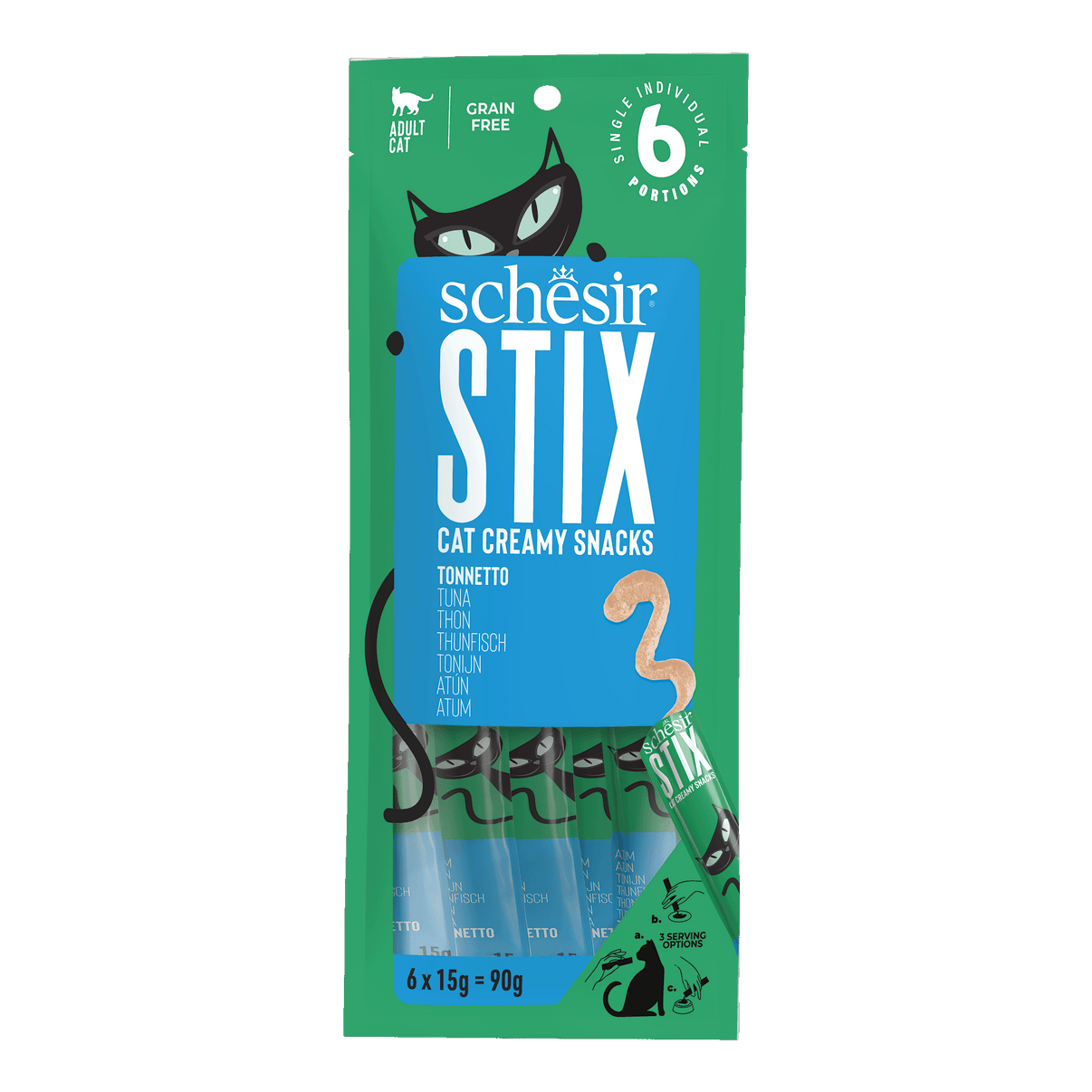 Schesir Stix Treats Cat Tuna Mousse 15g