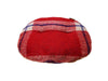 Tartan Wool + Sherpa Cushion Red 40CM