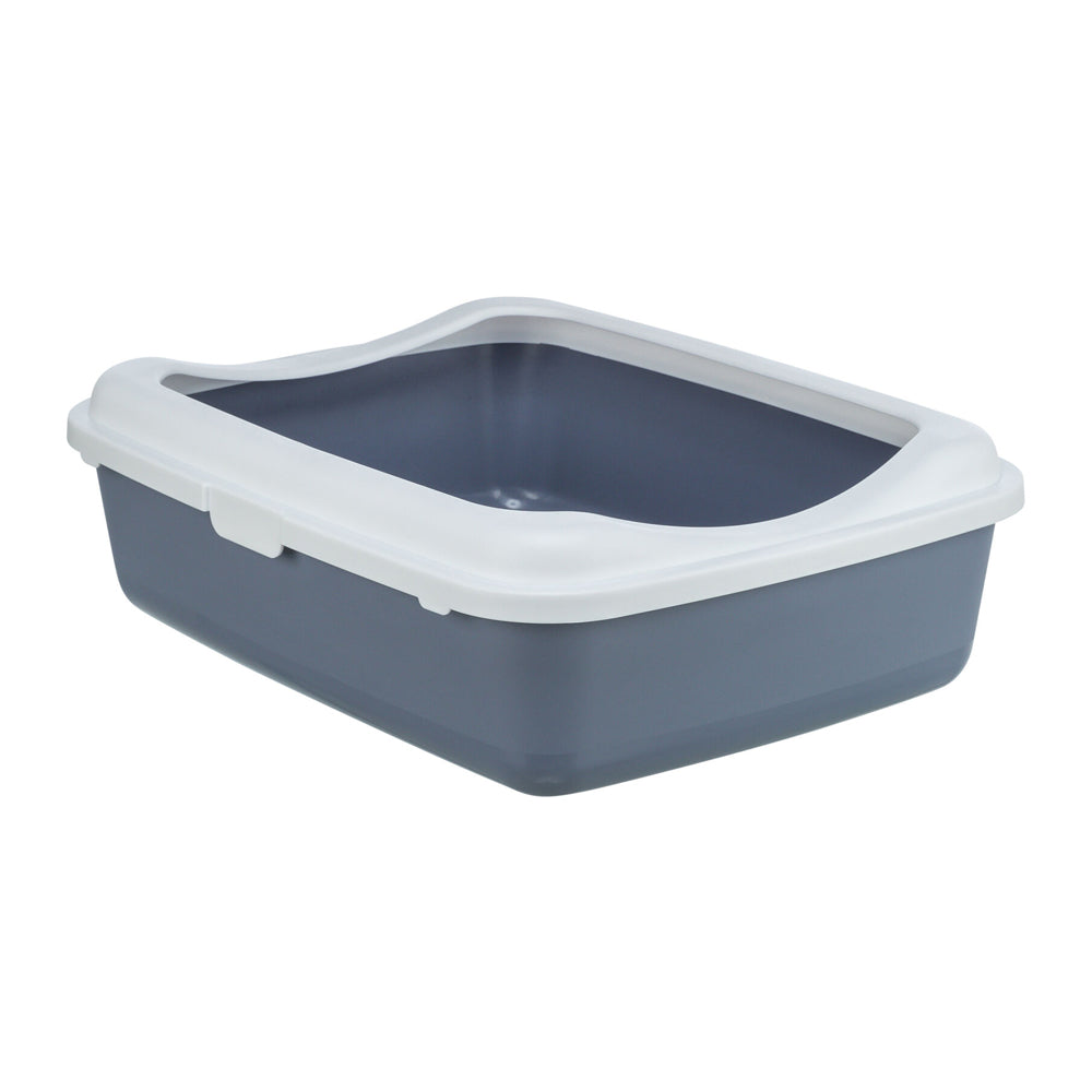 Cat Litter Tray with Rim Purple