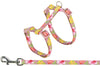 Trixie Cat Harness & Lead Flowers